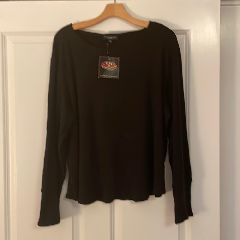 Fat Hat Clothing black crew sweater